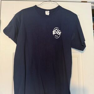 Elks USA Navy Blue Graphic T-Shirt